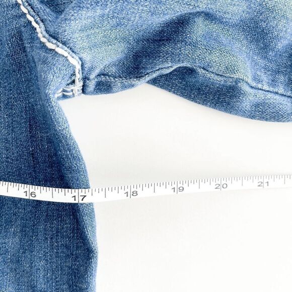 Rock & Roll Cowgirl Womens Studded Rhinestone Denim Jacket Blue Medium-Wash Smal - Picture 4 of 6